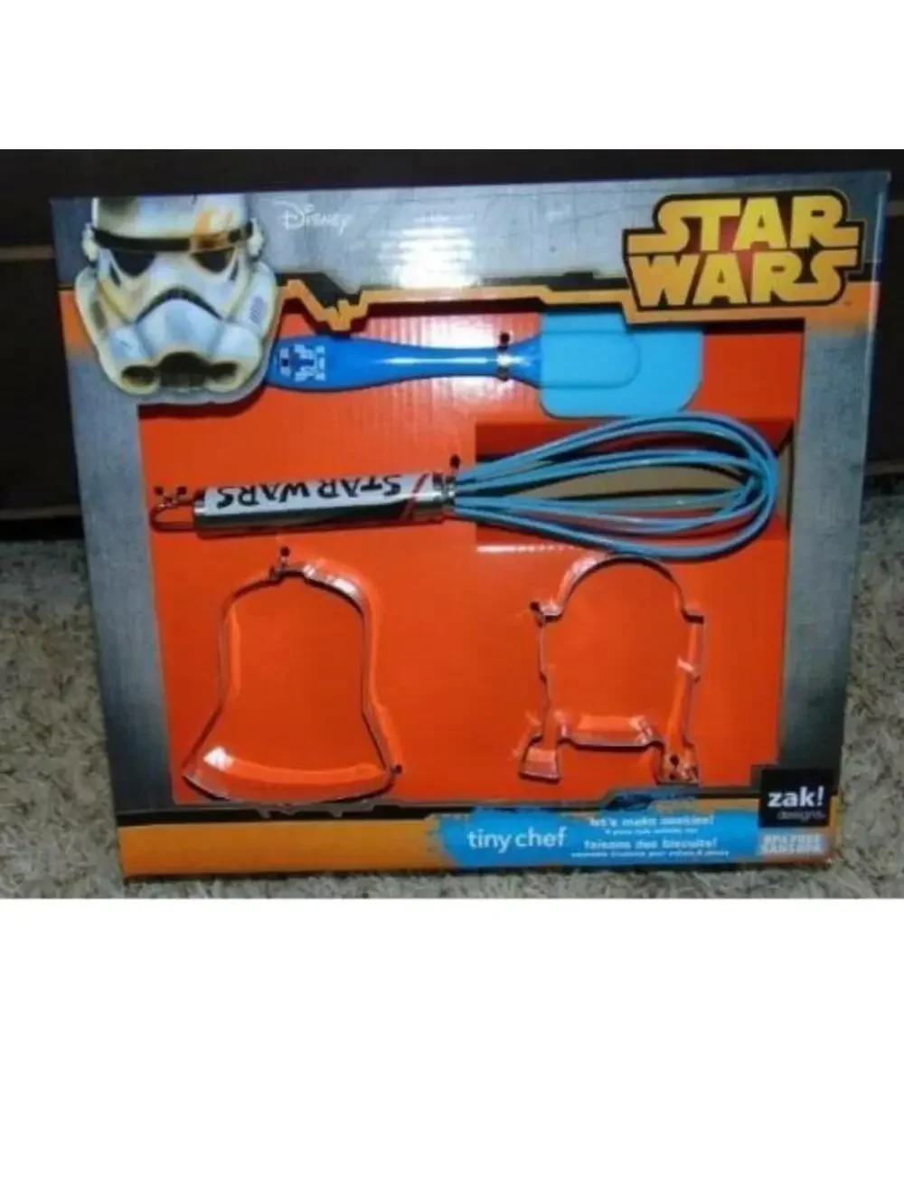Kids Disney Star Wars Tiny Chef Baking Set 4 Pc Zak Cooking Kit Pretend Play
